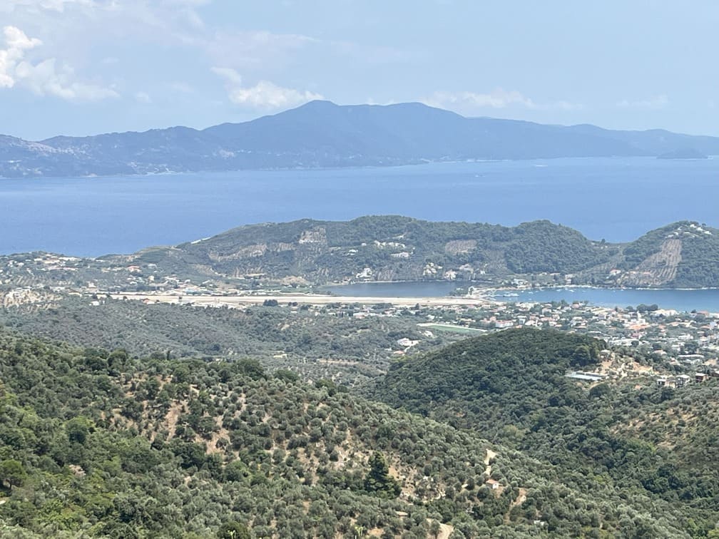 Skiathos aus den Bergen