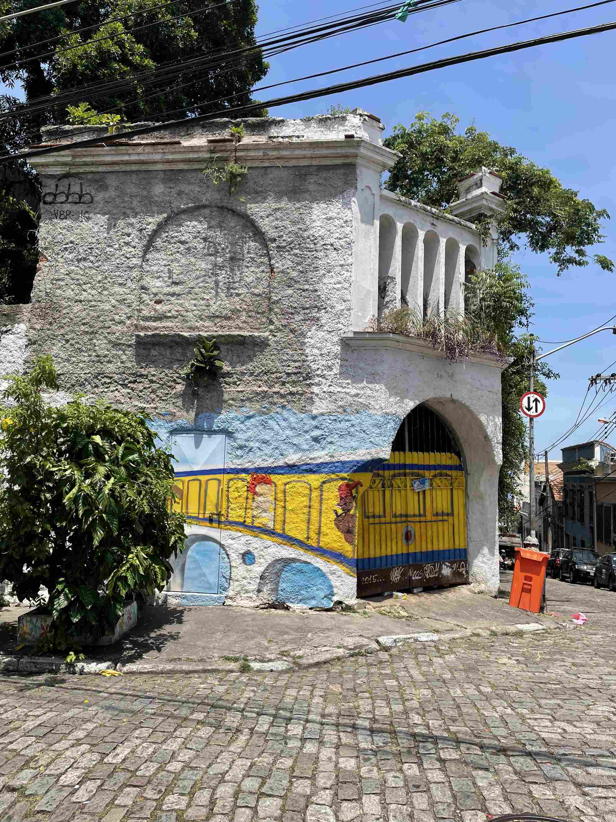 Streetart im Künsterviertel Santa Teresa in Rio