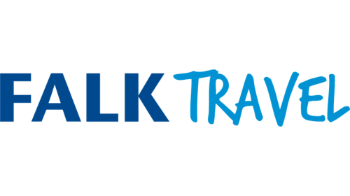 falk-travel-logo Das Logo des Reiseveranstalters Falk Travel